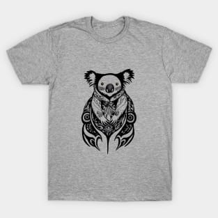 Koala Bear Wild Animal Nature Illustration Art Tattoo T-Shirt